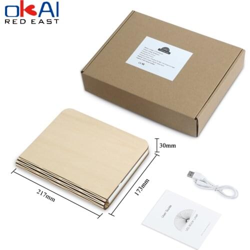 5V USB Portable 5 Colors 3D Creative LED Book Night Light Wooden Rechargeable Magnetic Foldable Table Lamp for Home Decoration