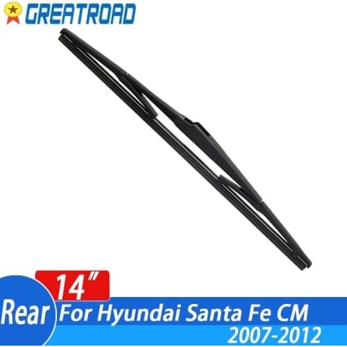 Wiper 14" Rear Wiper Blade For Hyundai Santa Fe CM 2007 2008 2009 2010 2011 2012 Windshield Windscreen Tailgate Window