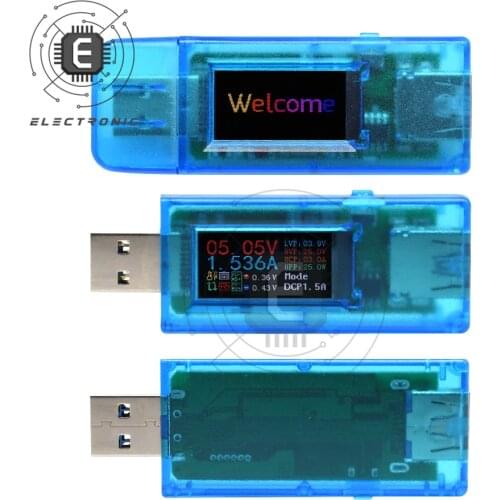 24 in 1 USB Tester Voltmeter 4-25V Volt Meter Charger Capacity Indicator Digital Voltmeter Ammeter Mobile Battery Power Detector