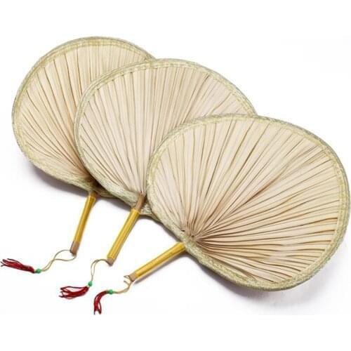 Palm Leaf Fan Hand Made Fan Woven Fan DIY Woven Cooling Fan Home Decoration Summer Cool Air Fan Woven Fan Wall Decoration