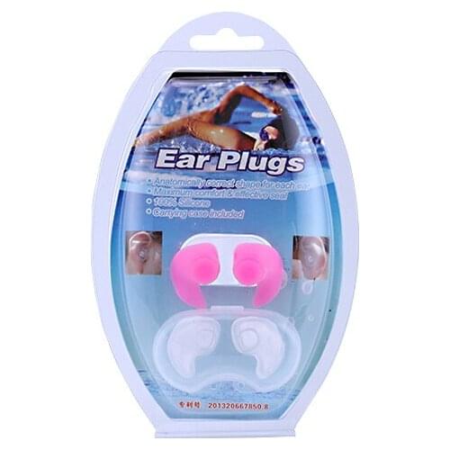 Ear Plug Clip Silicone Soft Waterproof Swimming Clips for Adult Children Pool & Accessories Equipment Professional