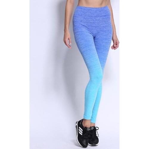 Women Leggings Quick Drying Fitness Seamless Legins Sexy High Waist Slim Pencil Leggings Female Elastic Workout Stretched Pants