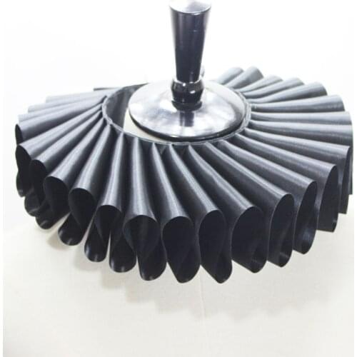 Womens Victorian Renaissance Ruffled Neck Collar Satin Clown Cosplay Choker 62KE