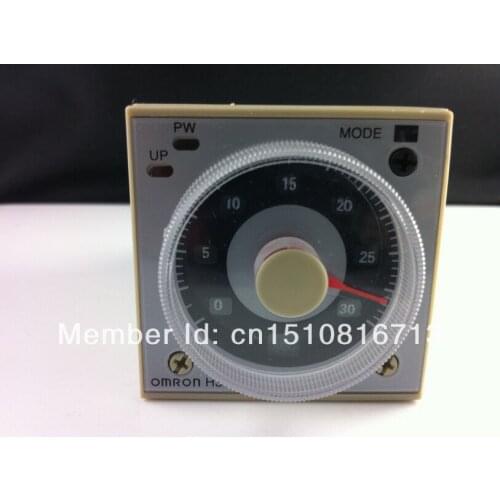 1Set base + Multifunctional Time Timer relay H3BA-N8H 8PIN 2NO 2NC AC110V