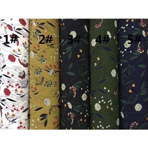 145cm width Paris pearl Chiffon fabric flowers pattern for skirt suit-dress CHD01-97