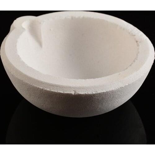 150g Melting Crucible Jewelry Casting Quartz Silica Melt Dishes Pot for Gold Silver High Temperature Jewelry Tools