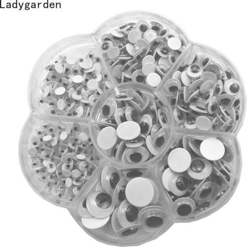 450pcs 3D Dolls Eyes Accessories Plastic Stuffed Animals Eyes DIY Handmade Kids Plush Animals Moving Wiggling Eye Toys