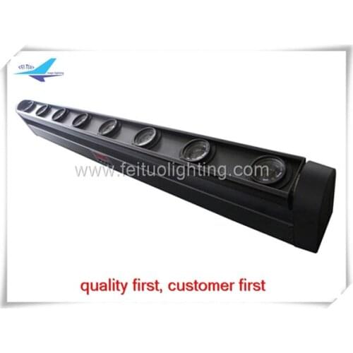 8pcs with fly CASE) LED matrix for projectors white color 8x10w led beam moving head blinders stage lighting flight case