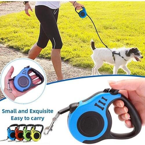 Automatic Retractable Dog Leash Durable Nylon Dog Lead Extending Puppy Walking Running Leads For Small Medium Dogs Pet Supplies