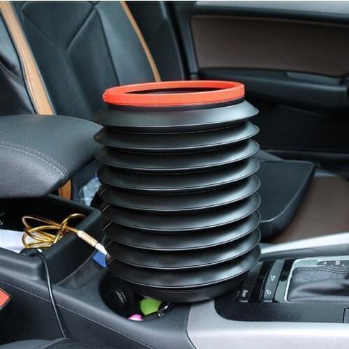 Car Foldable Trash Can Bin For Jetta Phaeton Phideon Variant Touran Beetle T-Cross T-Roc Atlas Amarok Tarok MOIA CARAVELLE