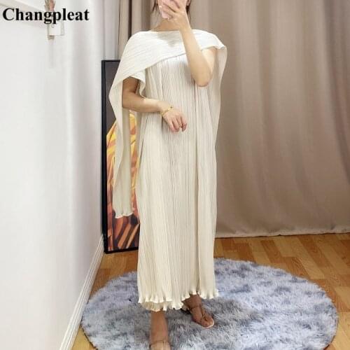 Changpleat Short Sleeve Dresses