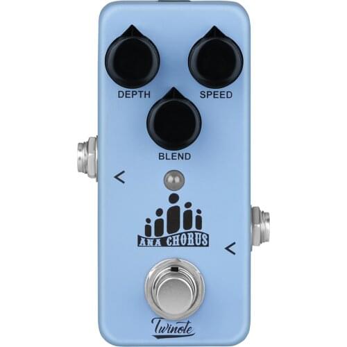 Twinote Ana Chorus Effects Pedal Electric Guitar Processor Full Metal True Bypass Analog Mini Effects Guitar Accessories