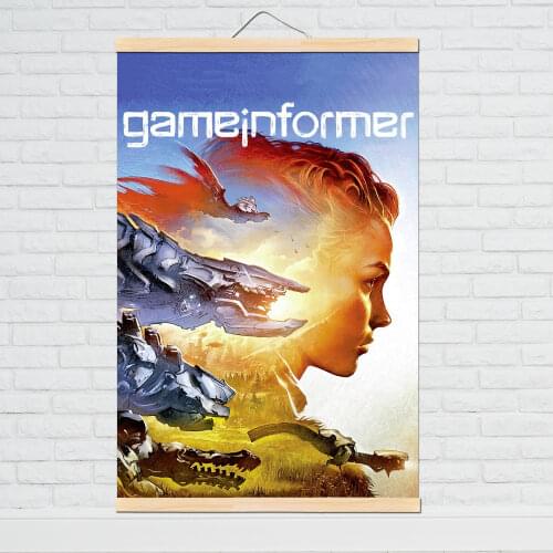 Horizon Zero Dawn HD Game Poster On Canvas Printed Modern Wall Decorative Unique Gift Solid Wood Hanging Scroll Painting Home