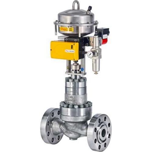 CAVITATION SOLUTION CONTROL VALVES - MULTI-Z with PMV P5/EP5 positioner