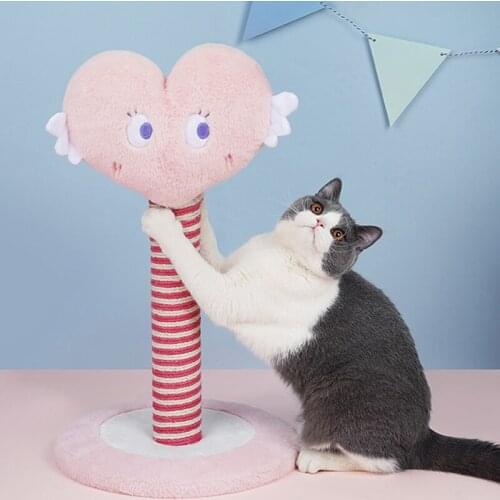 Cat Scratching Post and Climbing, Natural Jute Cat Scratchers for Indoor Cats (Handmade)