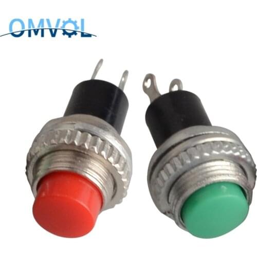 DS-314 10MM Small Button Switch Unlocked Self-reset Doorbell Horn Switch Electric Switches