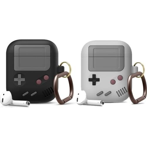 Cartoon Retro Camera Wireless Bluetooth Earphone Case for Airpods 2 1 Cute 3D xbox Game Console gameboy Silicone Headphone Cover