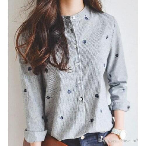 My New In Women's Shirts With Embroidery