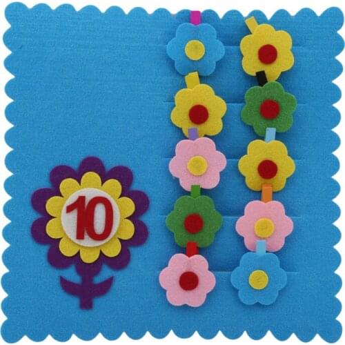 Teaching Kindergarten Manual Diy Weave Cloth Early Learning Education Handmade Mini Toys Montessori Teaching Baby Kids Math Toys