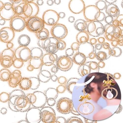 Wholesale 50Pcs/Bag Iron Round Jump Rings Twisted Copper Rings Jump Rings & Split Rings For DIY Jewelry Making Accessories