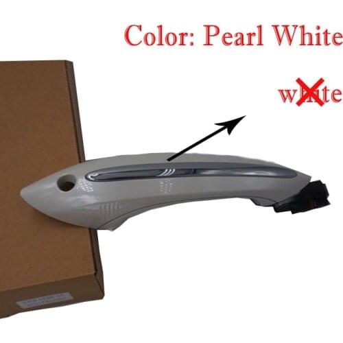 White color comfort access door handle for BMW 5 6 7 series F10 520d 520i 525d 528i 530d 530i 51217231931 51217231932 5121723193