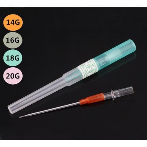 1PC Steel I.V. Catheter Cannula Piercing Needles 14G 16G 18G 20G Body Jewelry Piercings Kit Gauges For the Body Rings