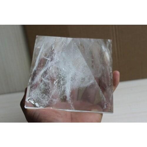 1775g Natural Clear Quartz Crystal Pyramid Healing