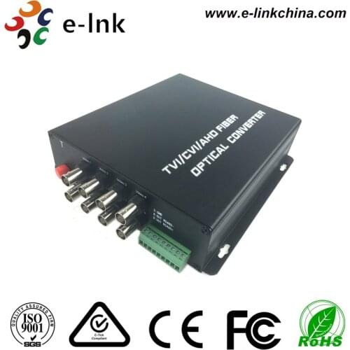 8ch 720p AHD Video Transmitter and Receiver with Data Rs485