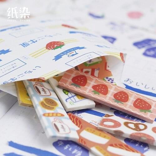 Paper dyed storage bag 24-hour convenience store series creative fresh DIY hand bill storage bag 4 options