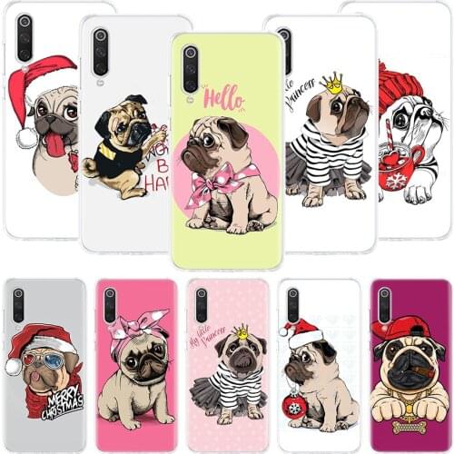 My Little Pugs Cute Dog Phone Case For Xiaomi Redmi Note 10 9 8 Pro 9S 8 8T 7 6 5 6A 7A 8A 9A 9C 4X S2 K20 K30 Art Cover Coque