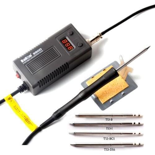 75W 950D electric soldering iron Portable electric iron T13 iron head mini Portable Digital soldering station T13 iron tip