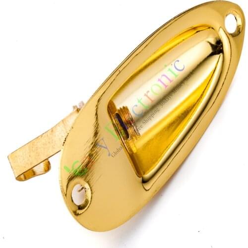 Wholesale and retail 2pc Gold Electric Guitar Bass Socket Boat Shape for Output Plug ST SQ Parts free shipping