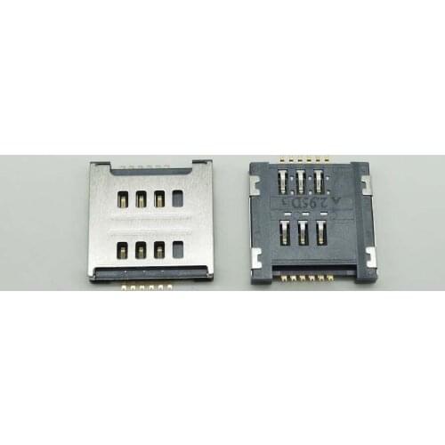 20pcs/lot SIM Card Socket Slot Reader Holder for LG E615 E715 P715 E455 Optimus L7 II P715 P716 Dual sim card tray