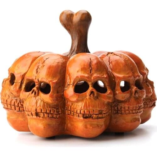 Halloween Pumpkin Skull Night Light LED Lamp Lantern Props Horror Decorations