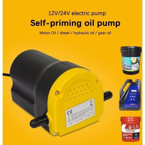 Oil Suction Pump 12V/24V 3~4L/Min Electric Engine For Fuel Fransfer , Motor-oil Drainage Extractor For Car/Boat/Motorbike 12 V