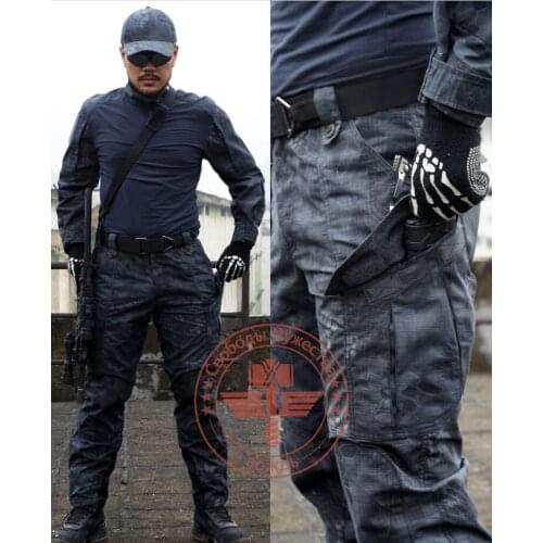 Autumn Winter Outdoor Hunting Ghillie Suits Tactical Army Camouflage Suits Uniforms Pants Shirt Hiking Camping Trainning Sets