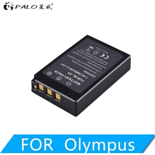 Palo 1Pc 2000mAh PS-BLS5 BLS-5 BLS5 BLS50 Battery for Olympus PEN E-PL2,E-PL5 E-PL6 E-PL7 E-PM2 OM-D E-M10 E-M10 II Stylus1