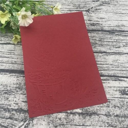 Cake Plastic Embossing Folder For Scrapbook DIY Album Card Tool Plastic Template Stamps Wedding Decor