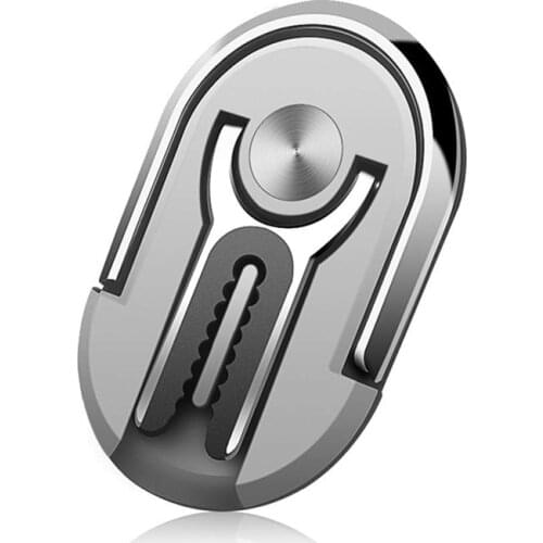 Cell Phone Ring Holder Stand, 2 in 1 Universal Air Vent Car Phone Mount and Finger Grip Ring Kickstand, 360°Rotation & 90°Flip f