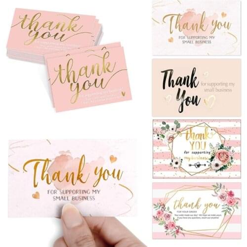 30pcs Thank You Cards Thanks Greeting Card Gift Decoration Appreciation Card for Small Business Wedding Baby Shower