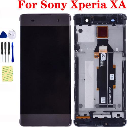 For Sony Xperia XA LCD Touch F3111 F3113 F3115 Touch Screen Digitizer Sensor Display Screen Panel Assembly LCD Replacement