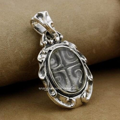 925 Sterling Silver White CZ Covered Cross Fashion Charms Pendant 9J024