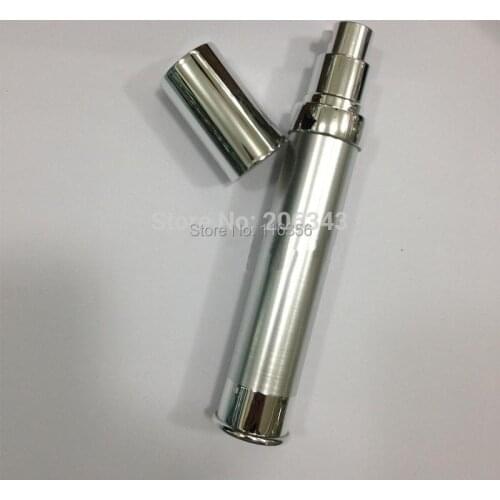 30ML silver airless bottle or lotion bottle with airless pump can used for Cosmetic or Cosmetic Packaging