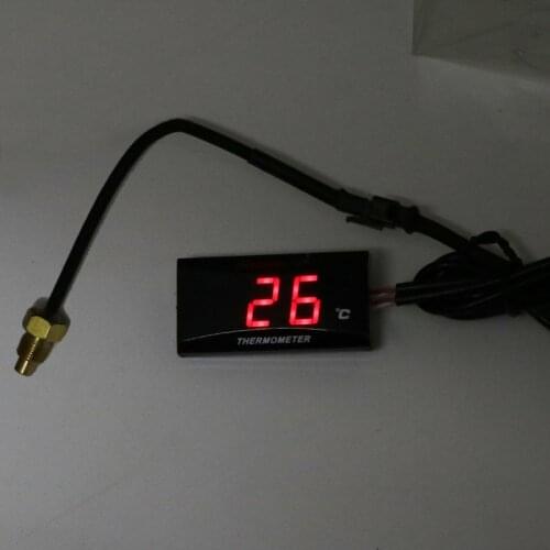 Universal Motorcycle LCD Digital Thermometer Instrument Water Temp Meter Gauge For KOSO Racing Scooter E7CA