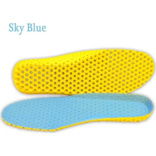 1 Pair Orthopedic Memory Foam Sport Shoe Insoles For The Feet Arch Support Shoe Pad Light Breathable Anti-Slip Soft Insert Soles