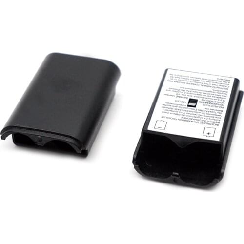 2 Pcs For Xbox 360 Game Controller Battery Pack Cover Shell Shield Case Kit For Xbox 360 Controller Battery Compartment Shell