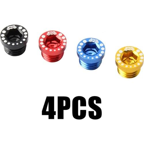 4Pcs Folding Bike Screws MTB Fixed gear Road Bicycle V Brake Hole Boss Cantilever Post Mount Bolts nuts Plugs M10x1.25 parts