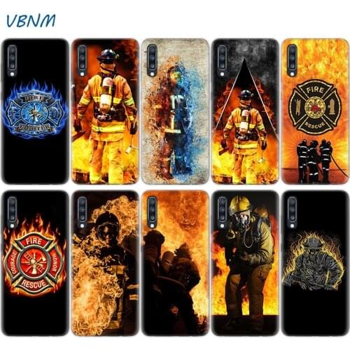 Firefighter Heroes Fireman Phone Shell Case For Samsung Galaxy A51 A71 A50 A70 A20 A30 A40 A10 A20E J4 J6 A6 A8 A7 A9 2018 Cover