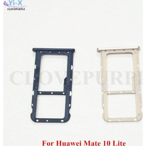 1PCS Nano SIM/ Micro SIM Card Tray Holder Micro SD Card Slot Holder Adapter for Huawei G10 Honor 9i Nova 2i Mate 10 Lite