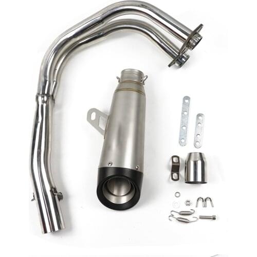 For Kawasaki Vulcan 650 S EN650 VN650 S650 EN650d Vulcan S 650 All Years Escape Slip-on Exhaust Pipe Muffler Removable Silencer